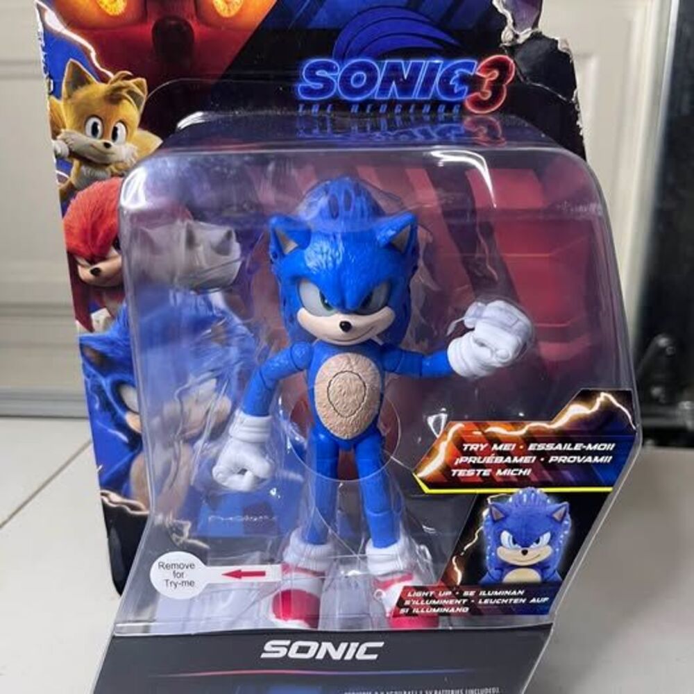 Sonic 3 Light Up Jakks Pacific Rare VHTF Figure